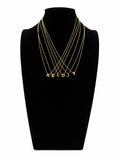 Letter Pendant Chain